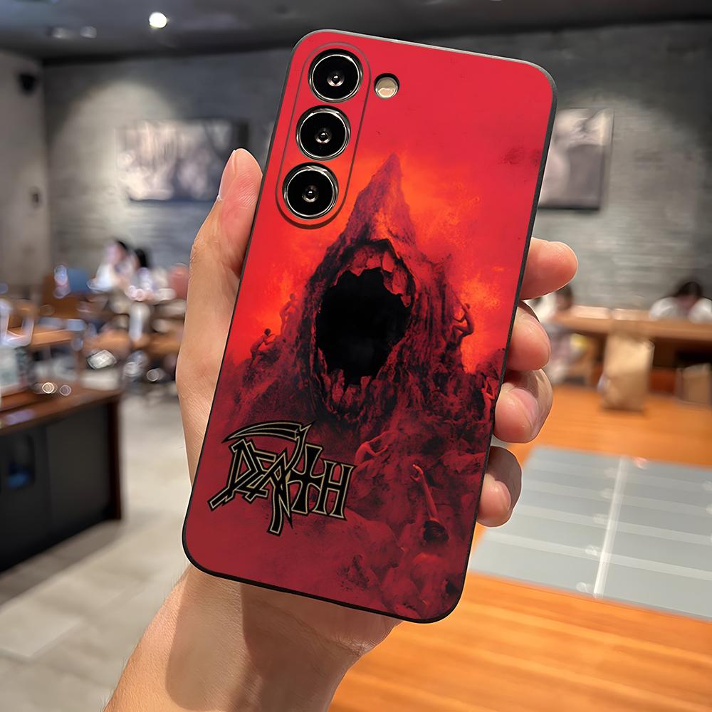 Чехол для телефона Death Metal Band Для S23 Samsung S25 S26 S24 Ultra S22 S20 Fe S21 Plus A16 A54 A34 A24 A53 A13 A14 Чехол