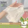 Xueqiman Ice Silk Seamless Lace Briefs 3-Pack