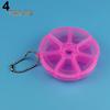 Round Shape 7 Grids Medicine Pill Plastic Storage Box Dispenser Holder Organizer Health Care