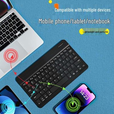 Ультратонкий беспроводной Bluetooth-набор клавиатуры и мыши для ноутбуков, iPad, планшетов - Бесшумный и компактный