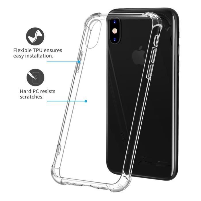 Phone Case - Apple - iPhone XR - Soft TPU - Double Layer Protection - Transparent