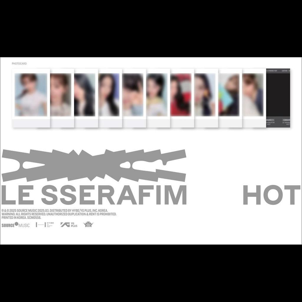 LE SSERAFIM ГОРЯЧЕЙ (ЖЕСТЯНОЙ КЕЙС вер.) / 5-й мини-альбом