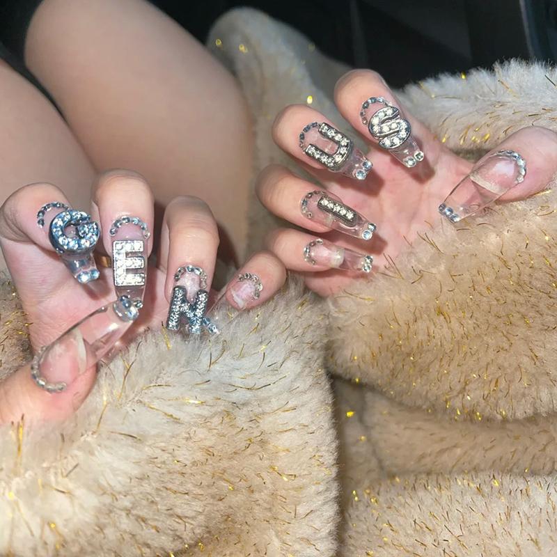 26 шт. ожерелье с подвеской в виде алфавита, нашивка с буквами алфавита, украшения своими руками, цинковый сплав, браслет с буквами, блестящий браслет