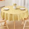HAPIHAPPY Round Tablecloth Leaf Twig Diagram Polyester Tablecloth Rectangular For Banquet Hook Jacquard Table Cloth Waterproof
