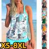 Swimwear Summer New Design Printing Bathing Suit Beachwear Women Sexy Fashion Swimsuit Two Pieces Set Tankini Female Monokini