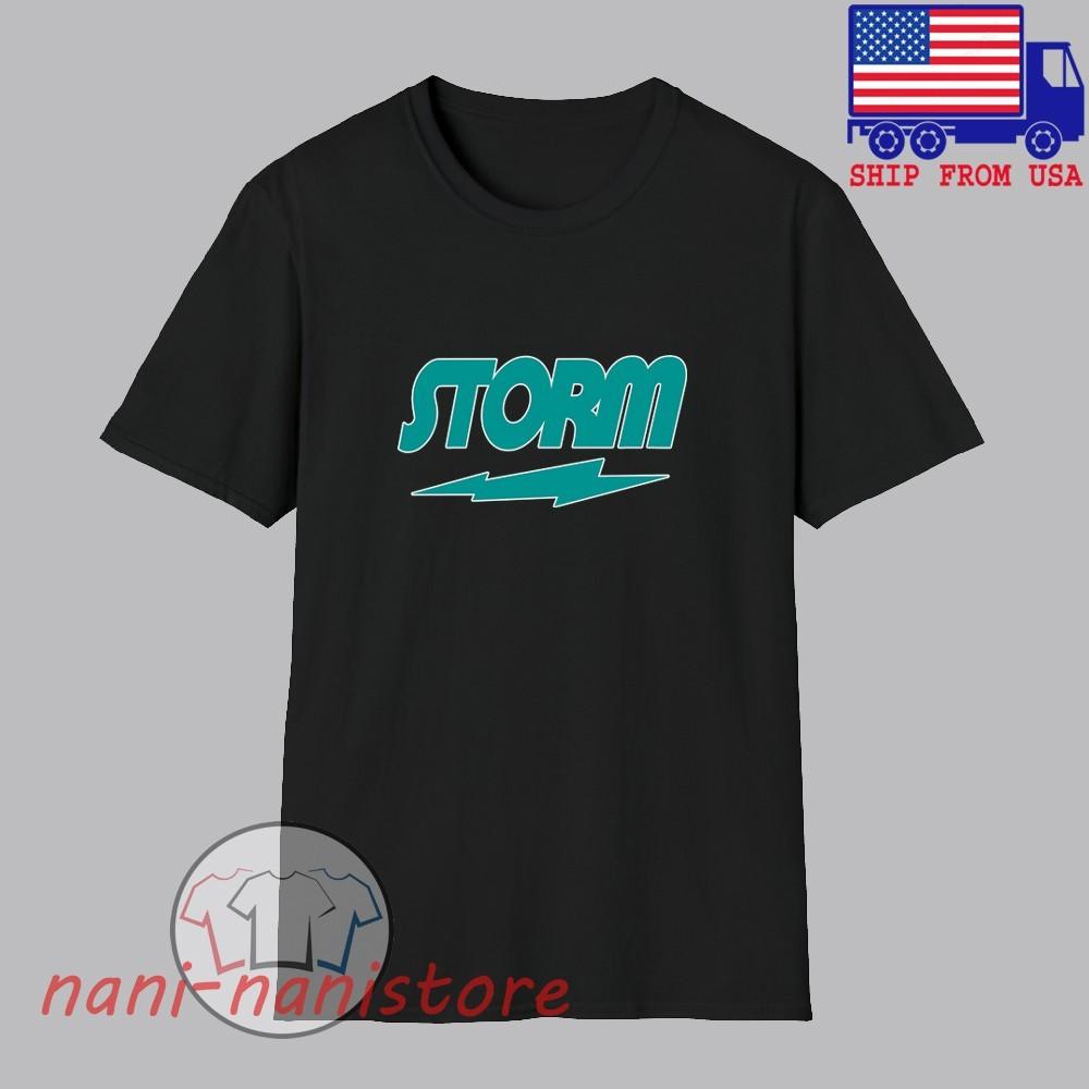 Storm Bowling Men#039;s Black Size S5XL Unisex T-Shirt