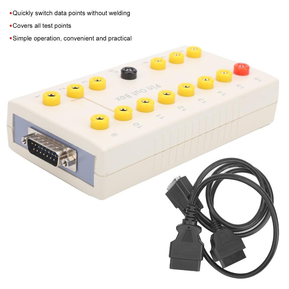 Side DB15 Expansion Port OBD2 Pin Out Box ABS OBD2 Diagnostic Tool OBD Socket Failure Checking