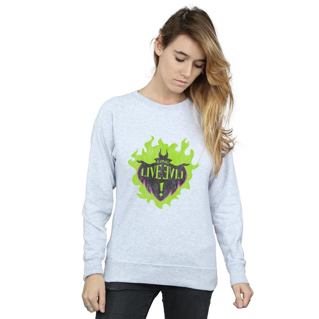 Disney Womens/Ladies The Descendants Maleficent Long Live Sweatshirt