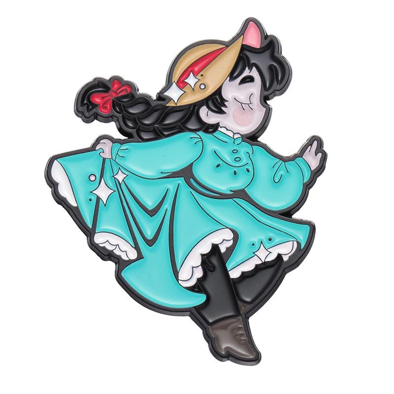 Creative Cartoon Design Brooch Pins With Eyecatching Colors And Unique Styles Ideal For Anime And Lovers Fashion