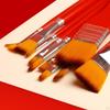 10 ШТ. Художественные кисти с футляром, Подходят для Акриловой и Гуашевой живописи, для Взрослых Детей