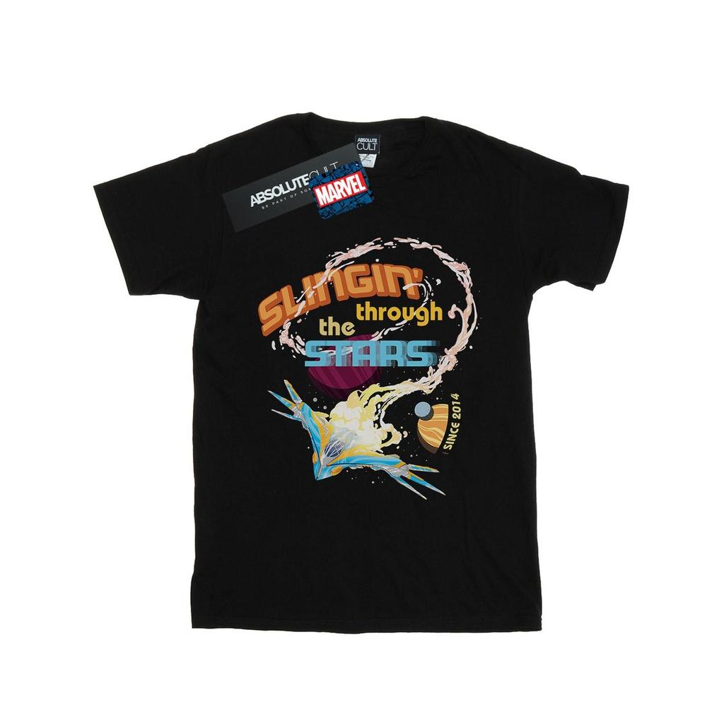 Marvel Mens Guardians Of The Galaxy Milano Stars T-Shirt