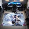 Inuyasha Vs Sesshomaru Carpet Office Decorative Carpet For Living Room Bedroom Door Mat Floor Rug Computer Chair Area Rug holiday gift