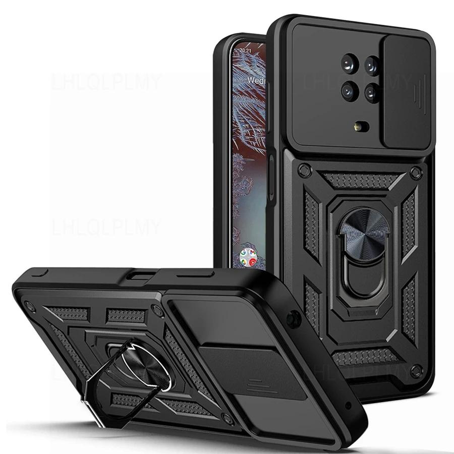 Чехол для телефона с защитой камеры для Nokia G11 G21 G20 G10 C10 C20 C30 X100 5G Armor Hybrid Ring Back Cover