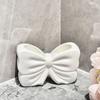 Lovely Bowknot Ceramic Toothbrush Holder for Enhancing Bathroom Aesthetic Ceramic Holder