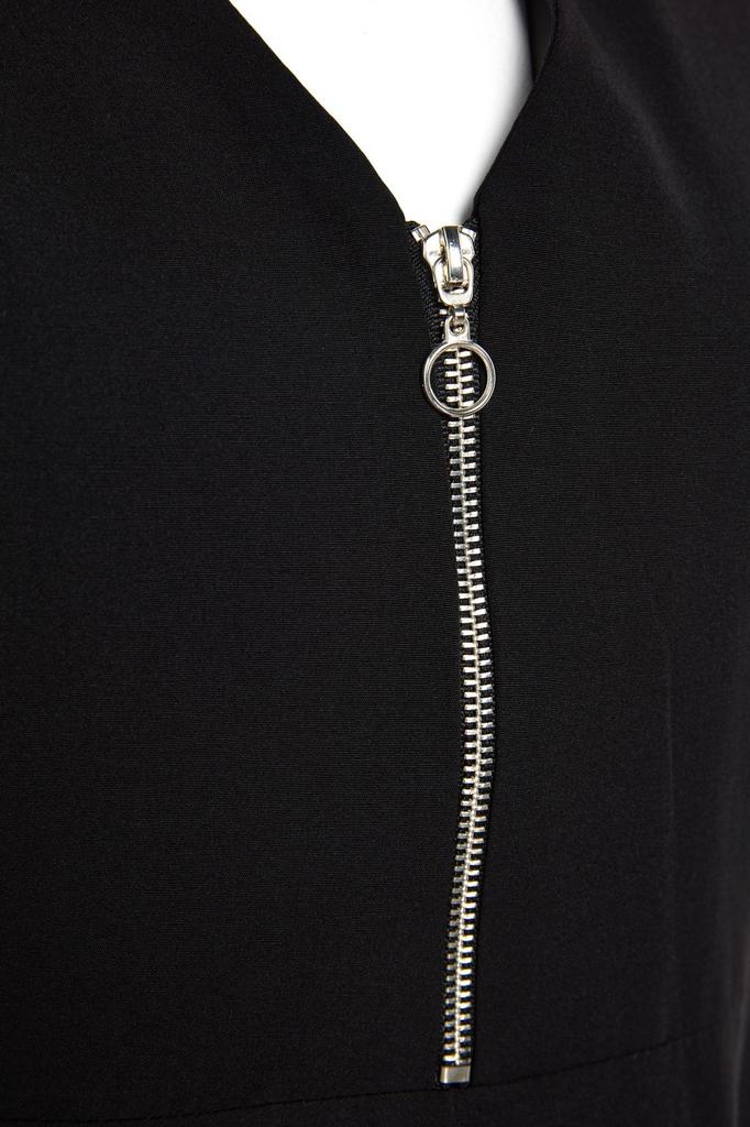 Женское черное тканое платье больших размеров больших размеров