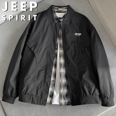 Мужская повседневная куртка JEEP SPIRIT с воротником-стойкой для активного отдыха