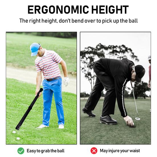 Съемная трубка для извлечения мячей для гольфа Инструмент для извлечения мячей для гольфа Трубка для извлечения мячей из алюминиевого сплава