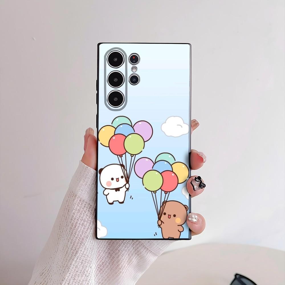 BUBU DUDU Милый Аниме Чехол для Телефона Samsung Galaxy S25 S24 S22 S23 Ultra S21 S20 Plus 5G Матовый Нескользящий Чехол-Полное Покрытие
