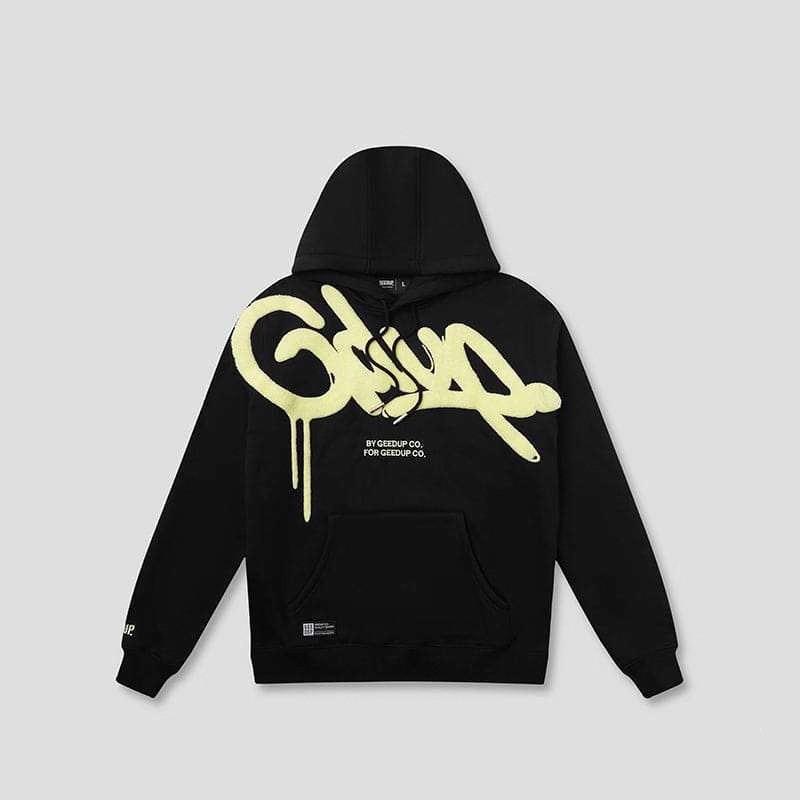 Unisex Oversized Hoodie With Letter Print Loose Fit Streetwear Sweatshirt Teens Adults