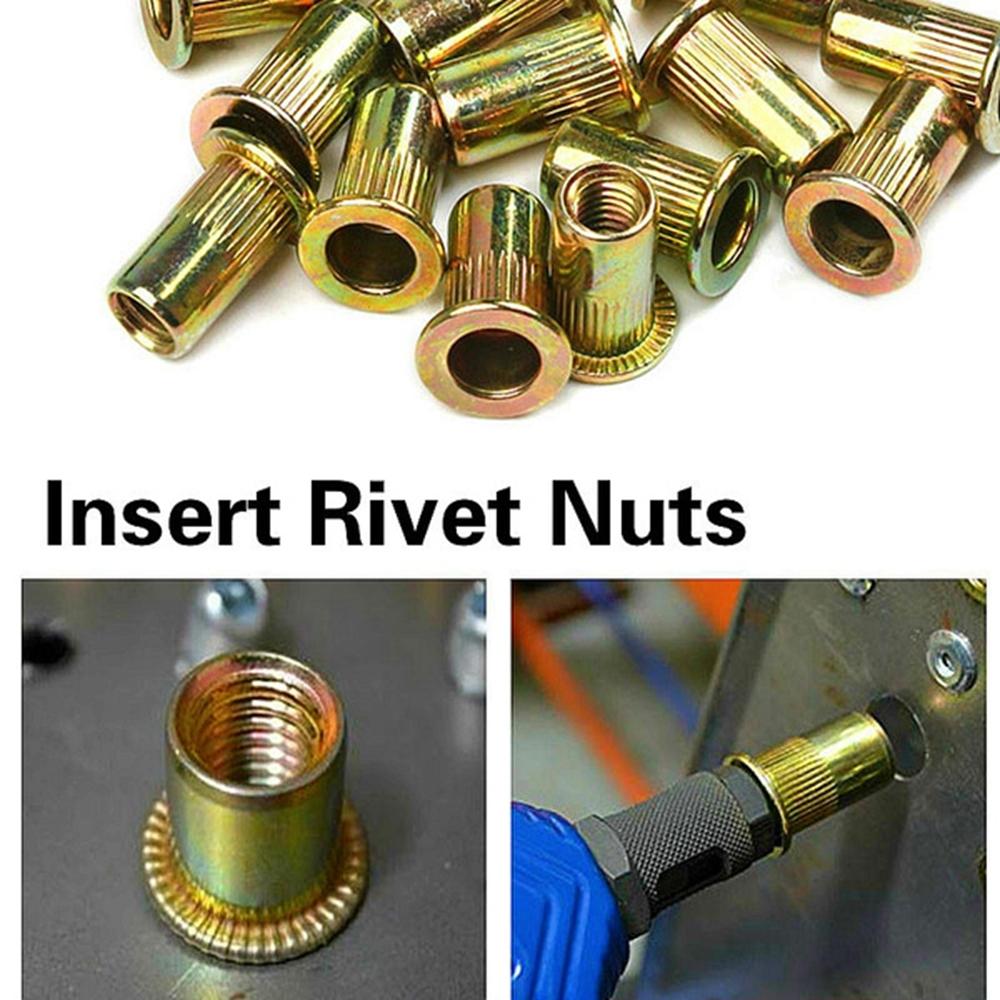 Insert Nutsert Cap Reveting Home Improvement Hardware Flat Head Rivet Nuts Nuts Fastener