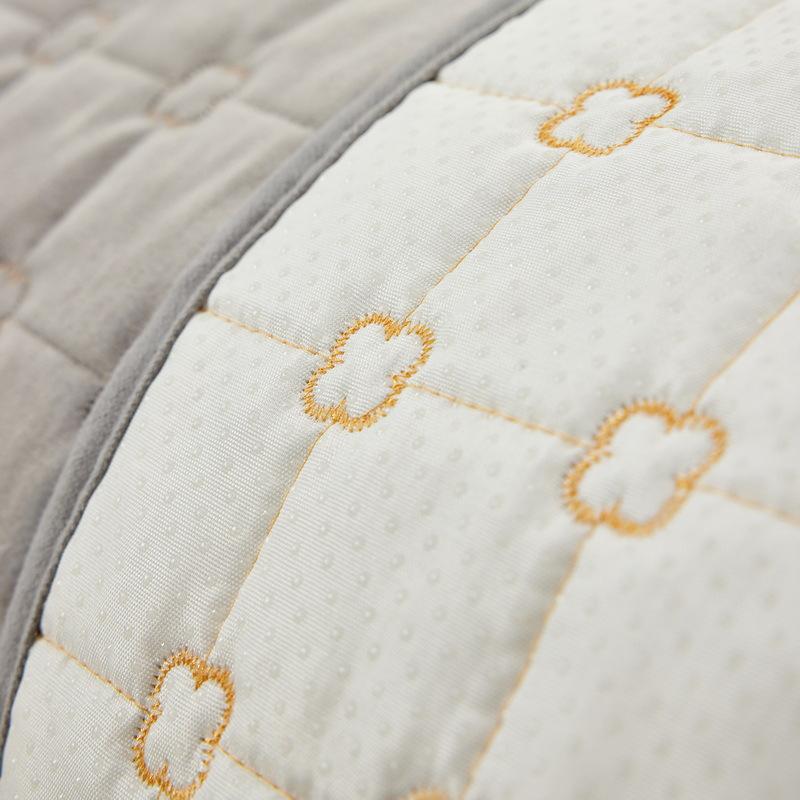 Белый кремовый стиль зимняя плюшевая диванная подушка с грибковой окантовкой утолщенная теплая простая кожаная подушка для дивана