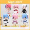 Creative 6 Model Rem And Ram Figurines From Re Life In A Different World From Zero