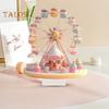 Десерт Колесо обозрения Украшение 2D Плоское акриловое украшение с основанием Не 3D Настольное Колесо обозрения Украшение для стола Книжная полка Прикроватный столик