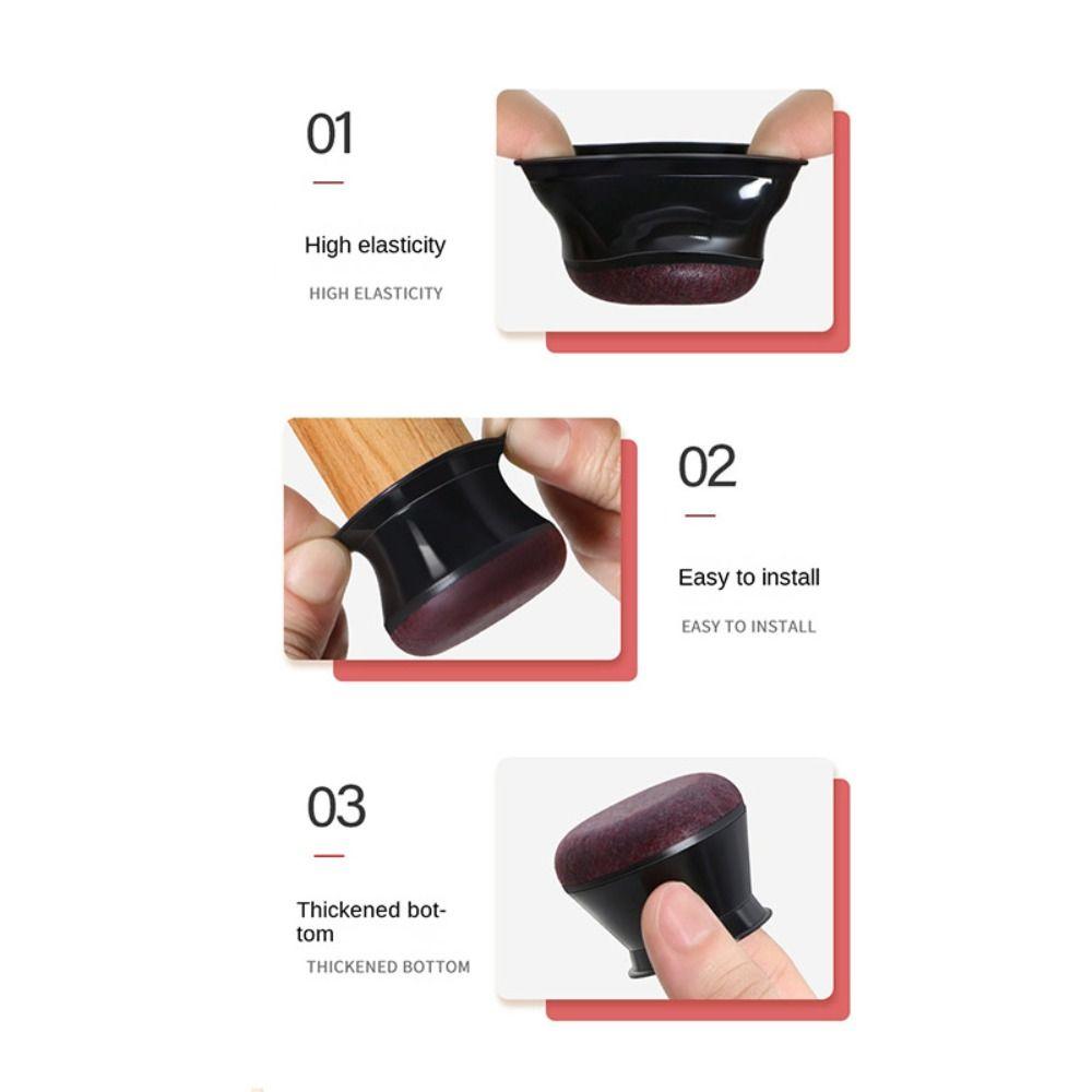 Non-Slip Chair Leg Cover Floor Protectors Chair Leg Floor Protector Hardwood Floors