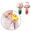 Colorful Cartoon Whistle Toy for Children Play Train Mouth Muscles Promote Sound Perception Hand Eye Coordination Toy