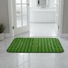 Green Football Court Pattern Doormat Non-slip Small Rug Home Decor Bath Mat  Bathroom