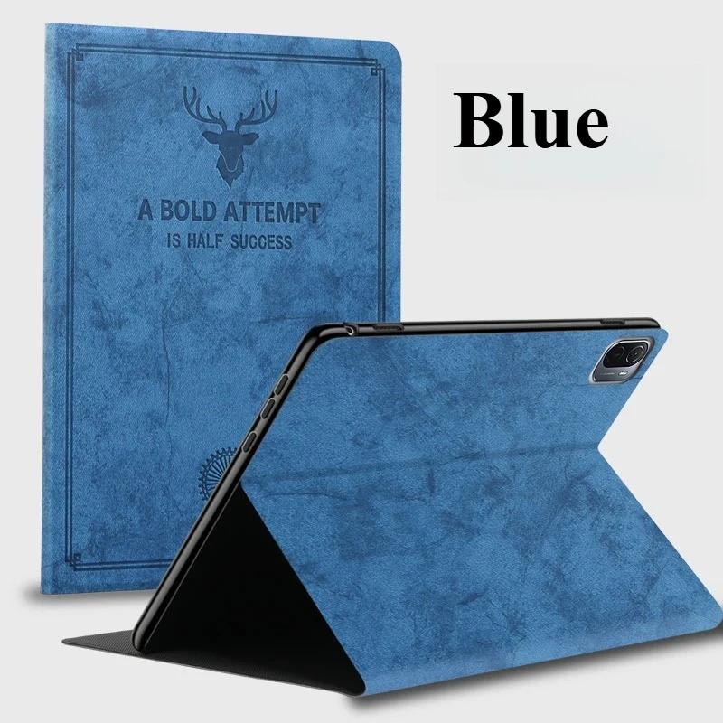 For Apple IPad Mini 1 2 3 4 5 6 7 Tablet Funda Slim Retro Folding Flip Stand PU Leather Smart Cover for IPad 9.7"