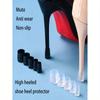 1 Pair High Heel Protectors, Replacement Stiletto Tip Covers, Quiet Anti-Noise Strips, Wear-Resistant Heel Repair Pad, Sole Protector