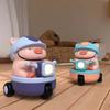 Interactive Pig Stunt Three-wheeled Car Toys Sound And Light Children Fun Motorcycle  Kids Toddlers