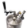 Stainless Steel Ball Lock Disconnect Homebrew Corny Keg Connector Gas/Liquid 1/4"Barb & 1/4"MFL Brand New