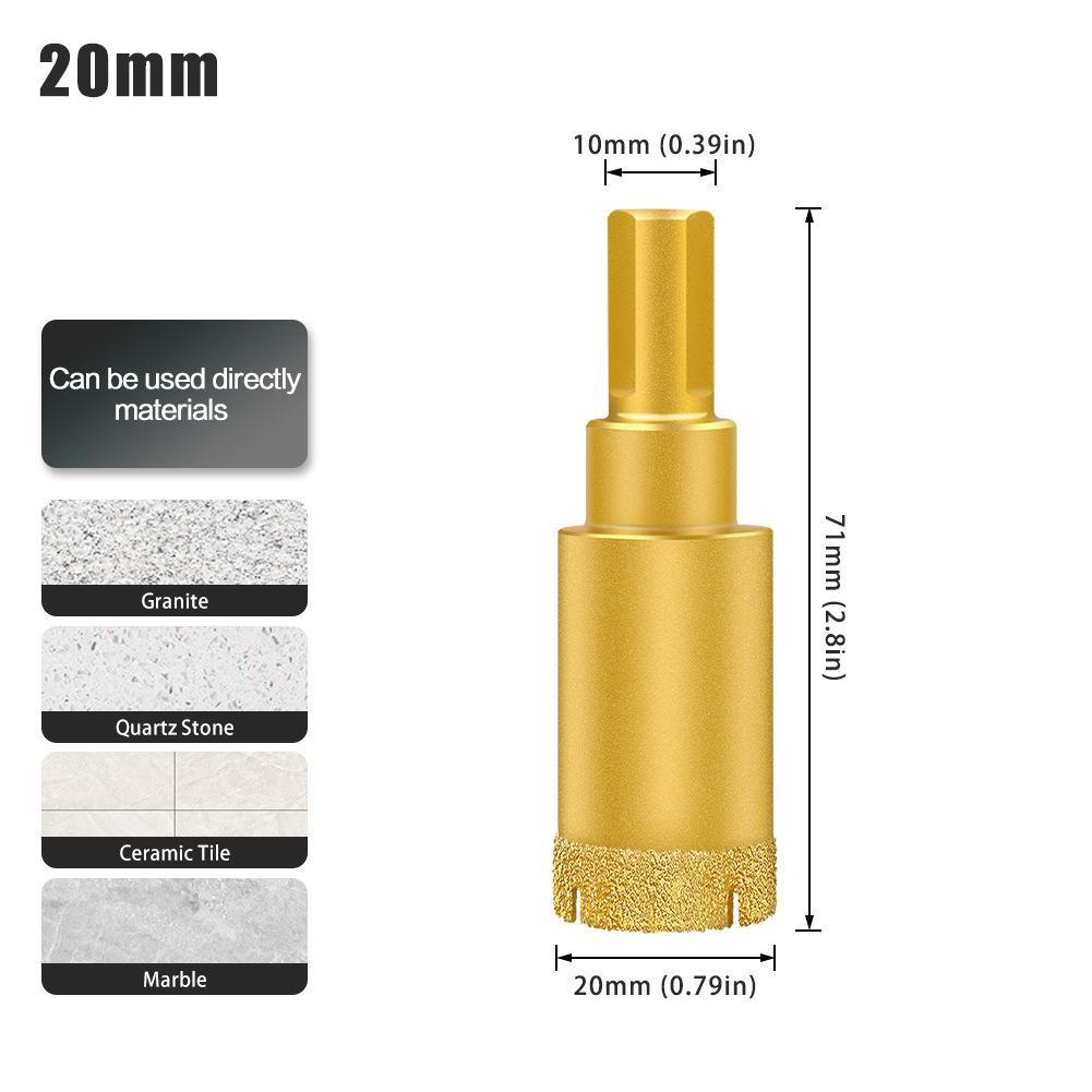 Многофункциональное сухое сверло для плитки: мрамор, керамогранит, гранит и стекло — идеально подходит для легкого сверления отверстий