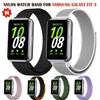 Нейлоновый ремешок для часов Samsung Galaxy Fit3 Регулируемая петля Эластичный ремешок Браслет для Samsung Galaxy Fit 3 Аксессуары для ремешка