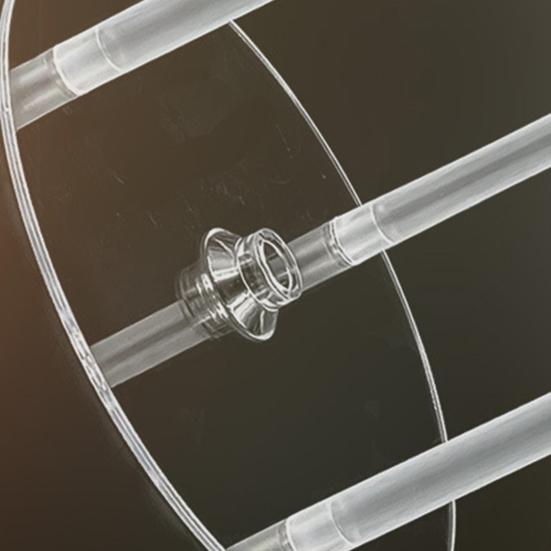 1 набор прозрачных штабелируемых подставок для торта, пищевые, многоразовые, 4 тарелки-разделителя для торта, 12 стержней для поддержки торта для тортов 4/6/8/10 дюймов