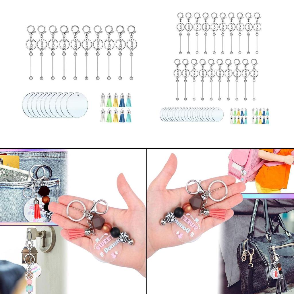 Акриловые брелки-заготовки для винилового комплекта, стержни из бисера, ручная работа, поиск, ремесло, сделай сам