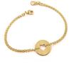 [D4578] - Gold Plated Bracelet 'Love'