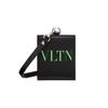 VLTN Квадратный кошелек Мужской кошелек Черный Флуоресцентно-зеленый UY2P0-342JEY-IN4