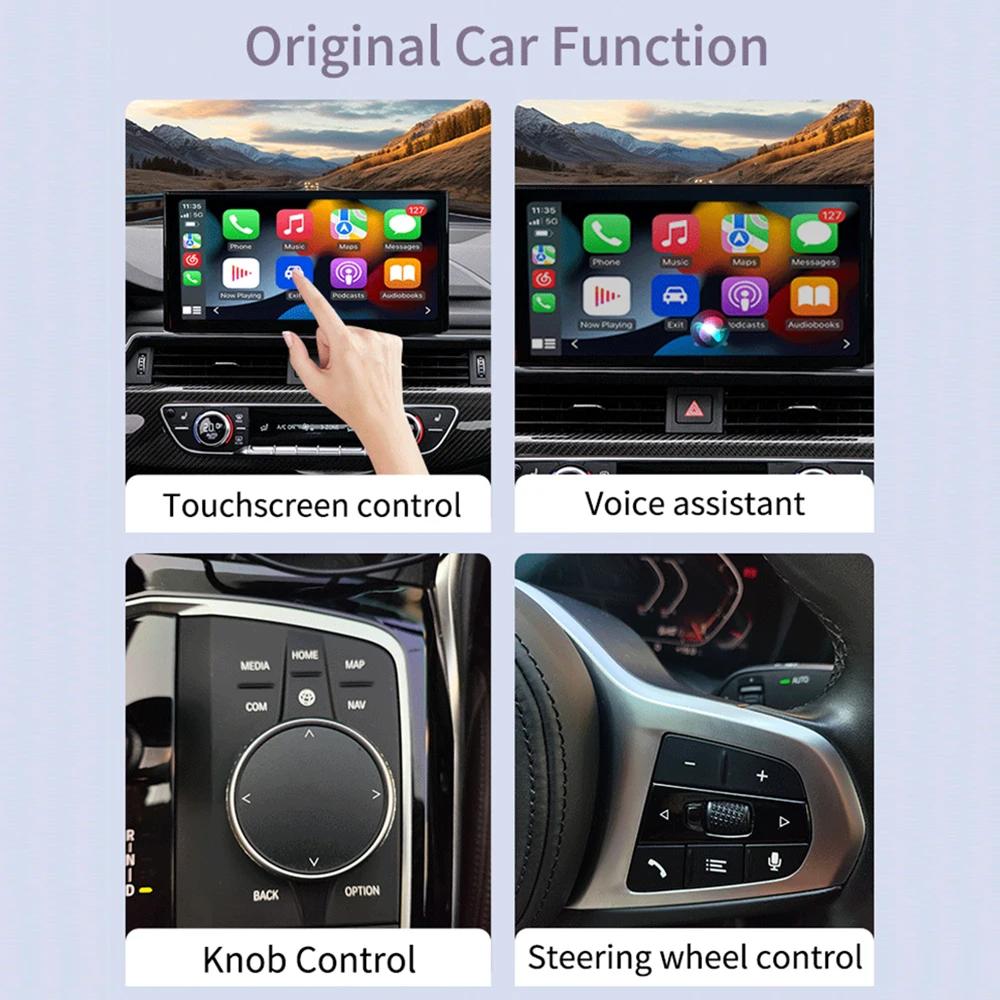 НОВЫЙ 2в1 Проводной в Беспроводной CarPlay Мини-бокс Адаптер Android Auto Bluetooth WiFi Подключение Plug&Play Для USB/Type C Донгла