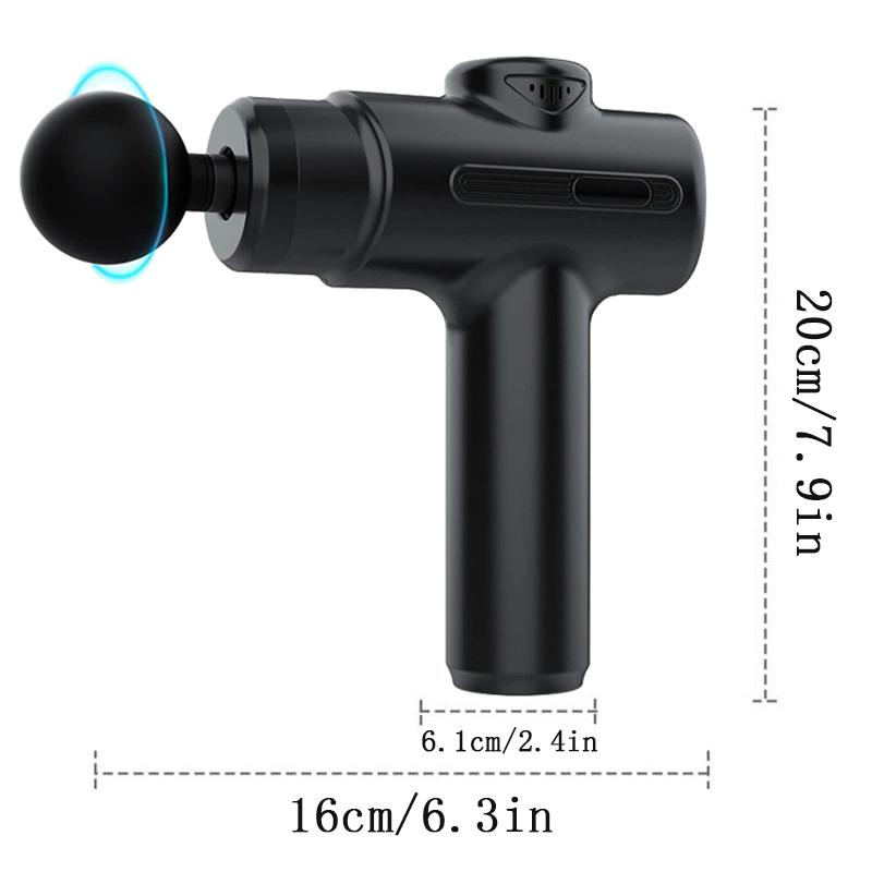 Portable Fascia Gun Deep Tissue Massager for Athletes Muscle Pain Relief Percussion Massage Gun for Back Body