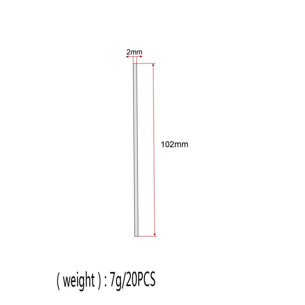 Гитара Бас Боковые Точки Накладка Гриф Маркер Позиции Музыкальный Инструмент Инкрустация Точки 102 * 2 мм 10 шт. Белые и 10 шт.