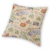 Anne Of Green Gables Avonlea Square Pillowcase Polyester Linen Velvet Creative Zip Decor Pillow Case Home Cushion Cover