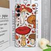 Cute Forest Fantasy Mushroom Phone Case for Samsung Galaxy S25 S24 S23 FE S22 Plus S21 Ultra Transparent Soft Covers Art Fundas