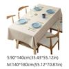 Simple PVC Tablecloth Oil Resistant Square Table Cover Waterproof Tablecloth  Home Decor