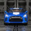 Simulation Japanese R35 Alloy GT Sports Car Model Car Ornaments Acousto-optic Huili Children's Toy Car