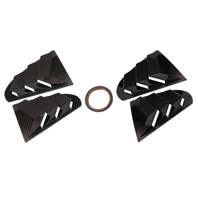 Для Mitsubishi Lancer EX X EVO 2008-2018 заднее окно, боковое вентиляционное отверстие, жалюзи, крышка, отделка, автомобильные аксессуары, автозапчасти, углеродное волокно