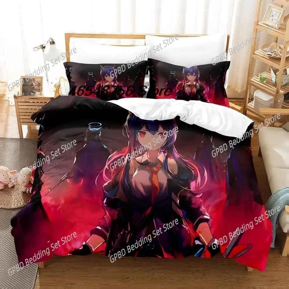 Comforter 3D Printing Game Arknights Bedding Set Bedroom Soft Modern S Comefortable Kids And