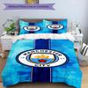 Manchester City F.C Printed Pattern Duvet Cover Set – includes 1 duvet cover and 2 matching pillowcases Bedroom decor Christmas gifts